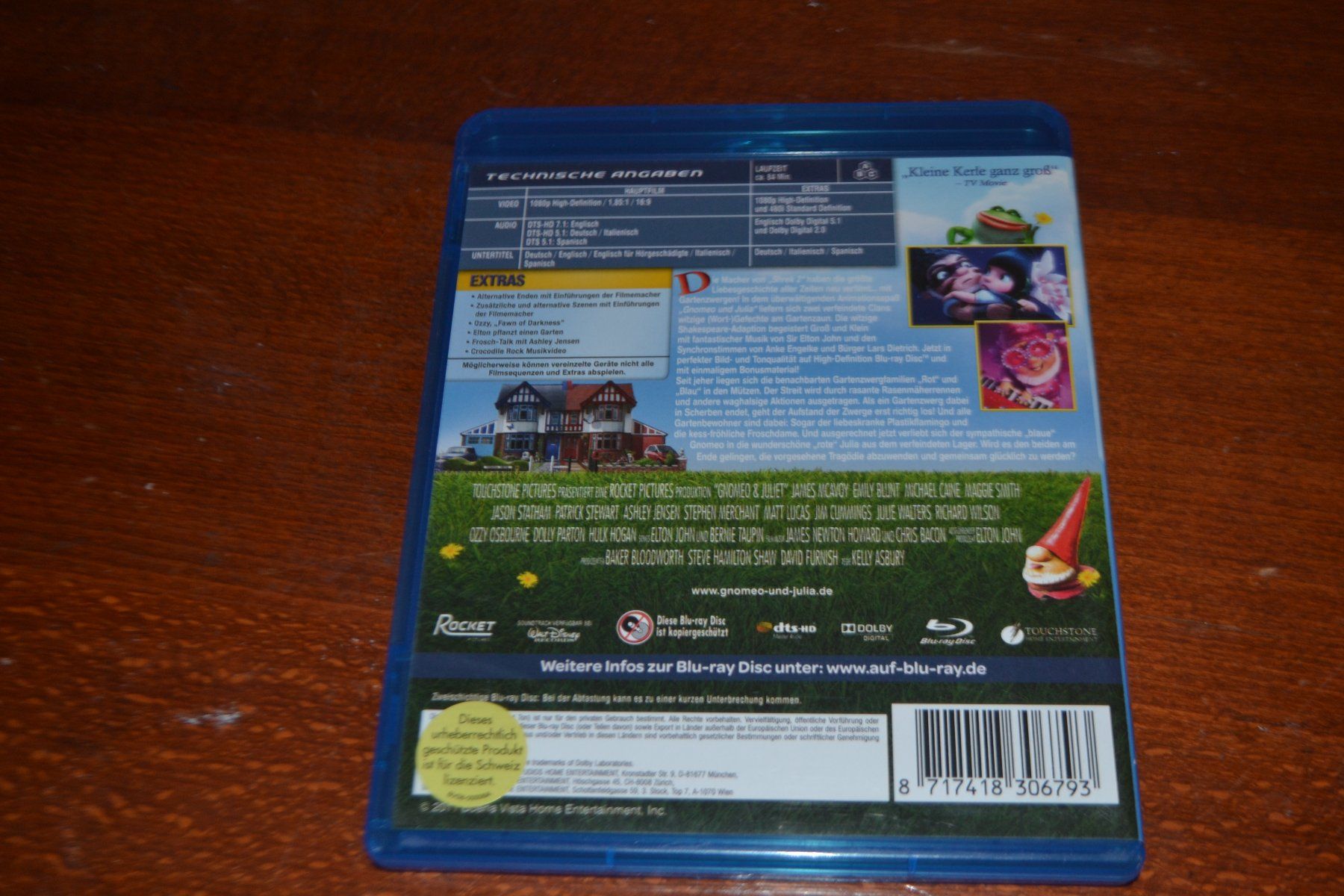 Tutti i DVDs: Gnomeo und Julia – Usato da Laupen ZH venduto da chefdom 1