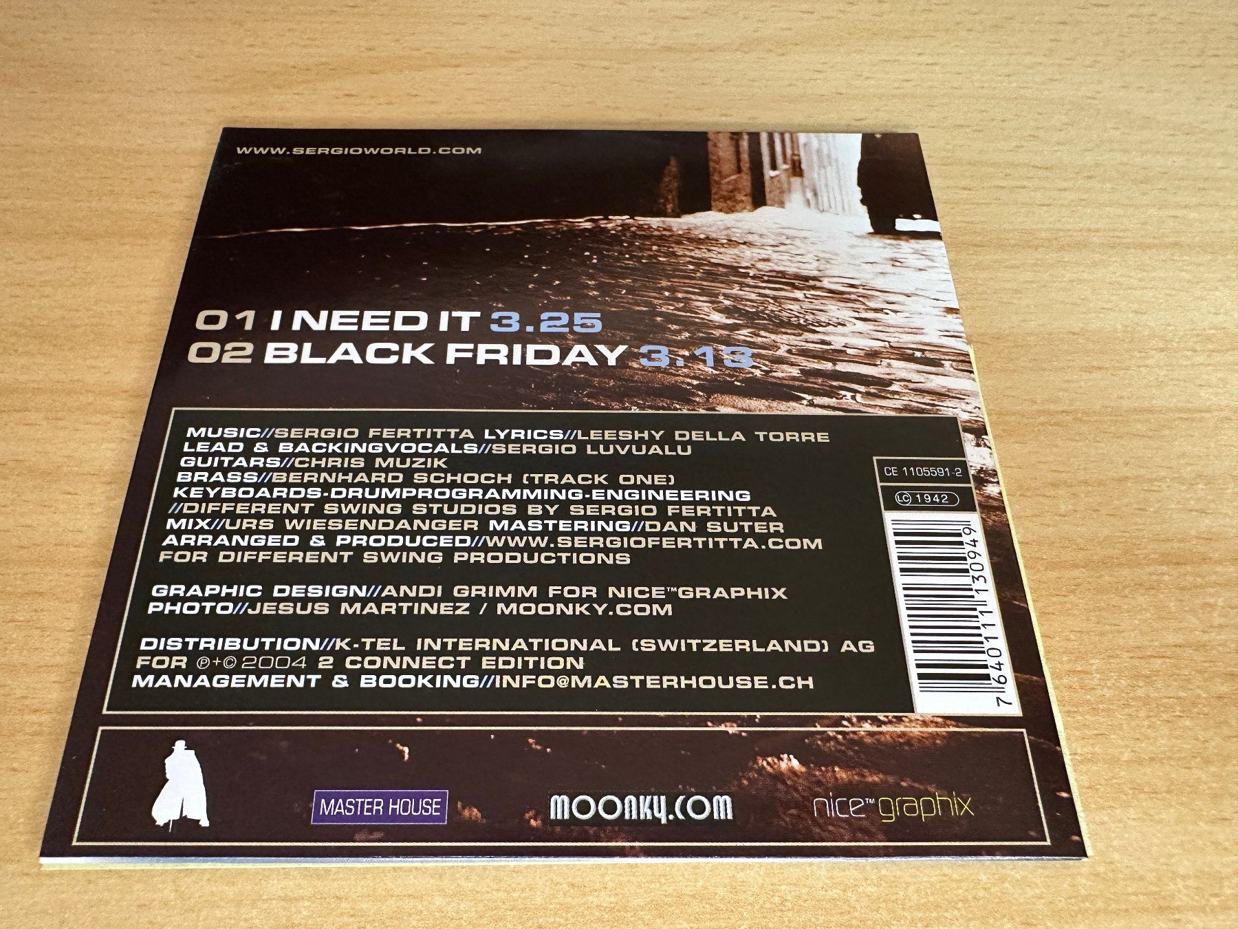 CDs: Sergio - I Need It - Single CD – Gebraucht aus Rikon im Tösstal von Alpenmutz 1