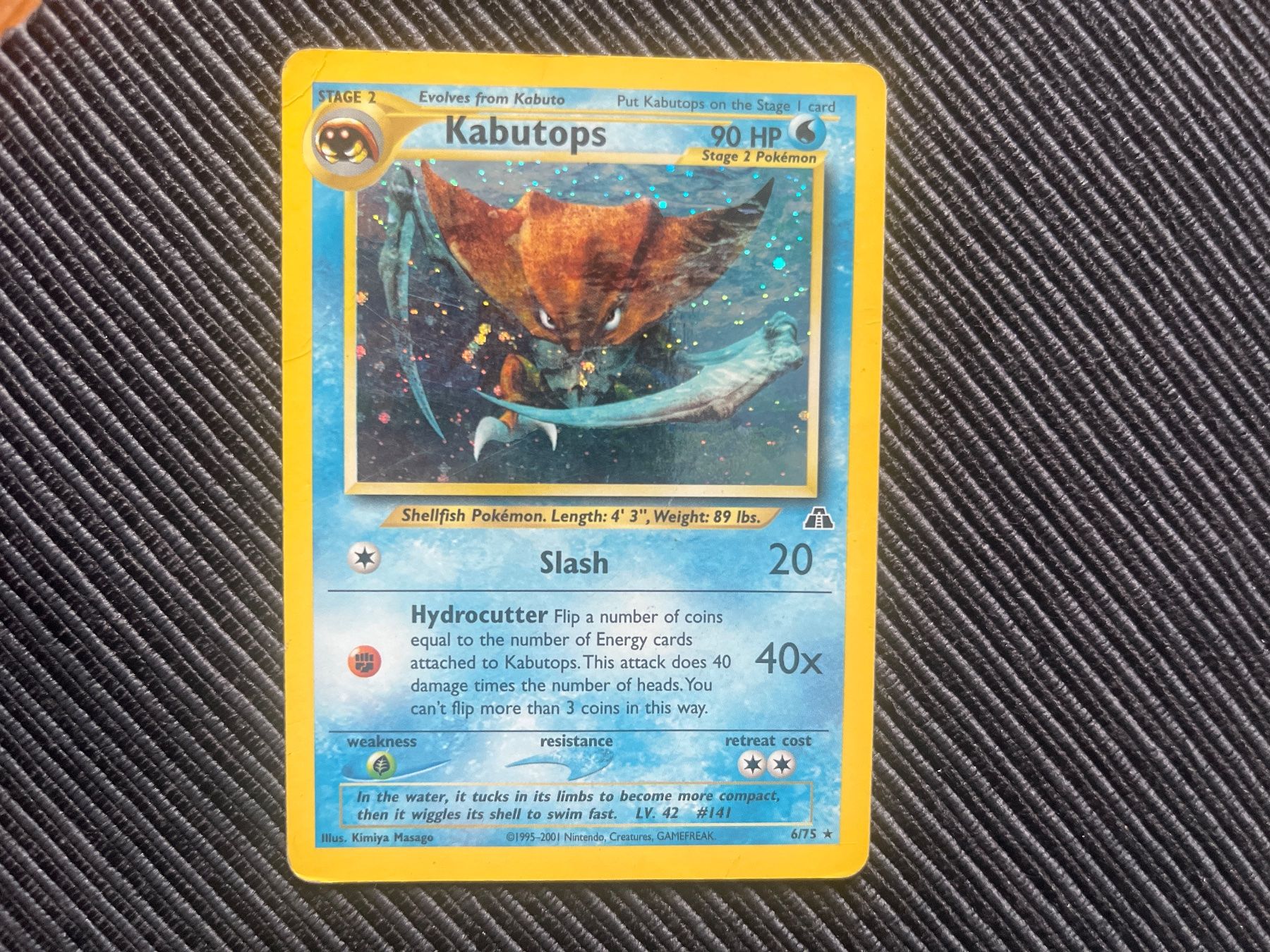 Pokémon Carte collezionabili: Pokemon Kabutops Holo Neo Discovery englisch – Usato da Wabern venduto da Collectfun