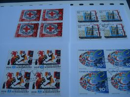 Satz Sondermarken, 1999, FDC Satz + 4erblock, 5 Belege
