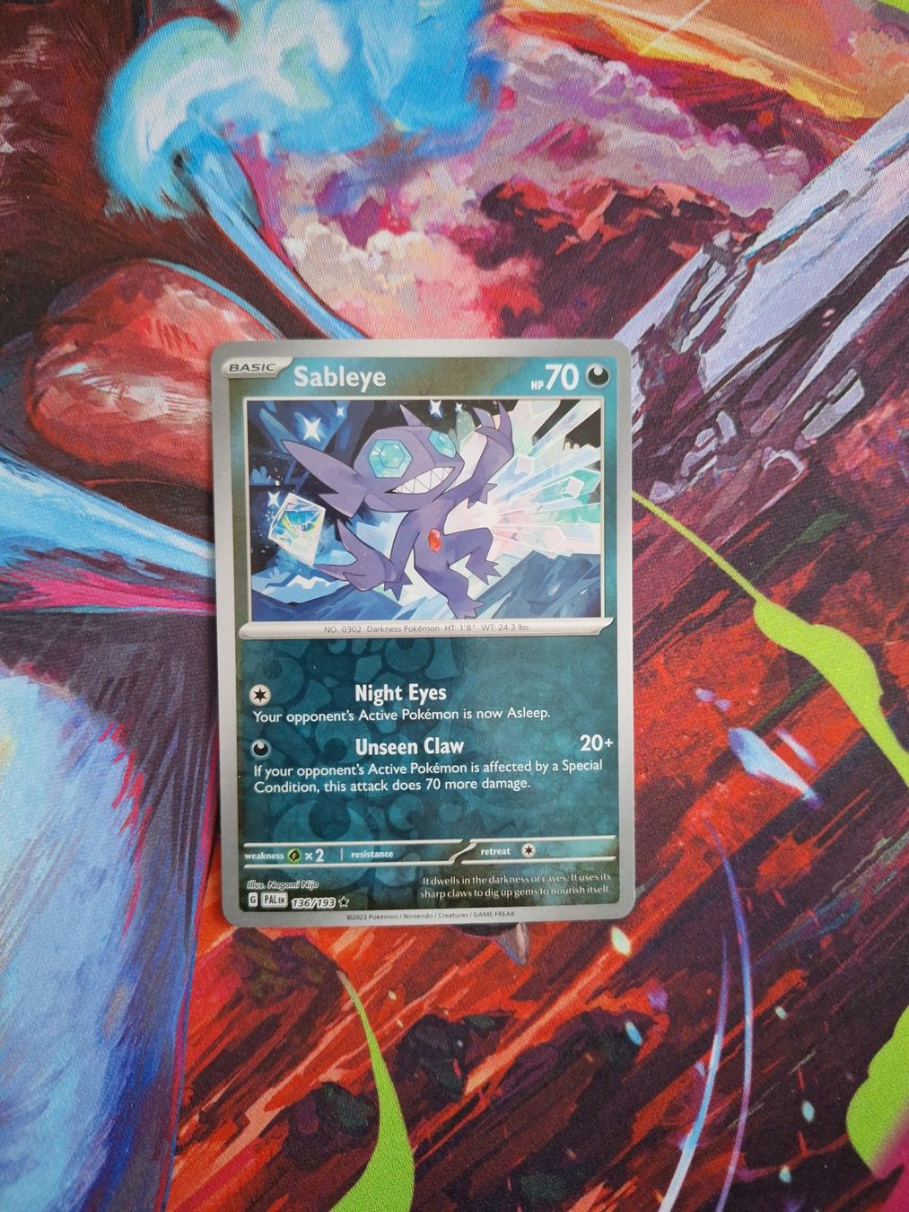 Pokémon Sammelbilder & Trading cards: Sableye - Reverse Holo - Pokemon Paldea Evolved – Gebraucht aus Altstätten SG von GGsGameshop