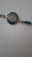 Mexikanisches Silberarmband 950 mit Azteken-Motiv