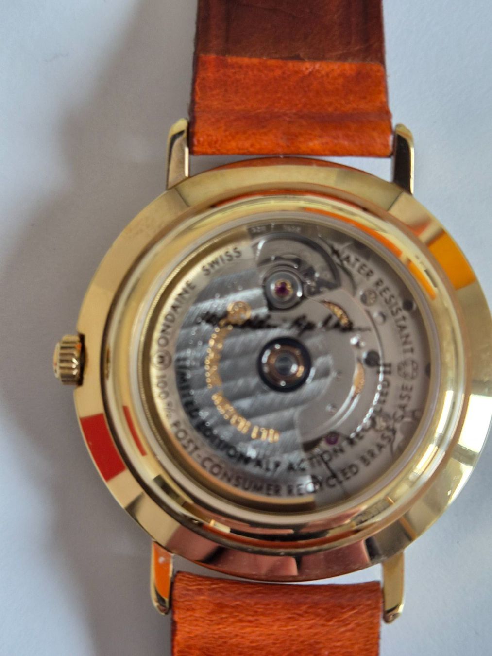 Mondaine Orologi: Mondaine Ecomatic Armbanduhr – Usato da Davos Platz venduto da Canada1995 1
