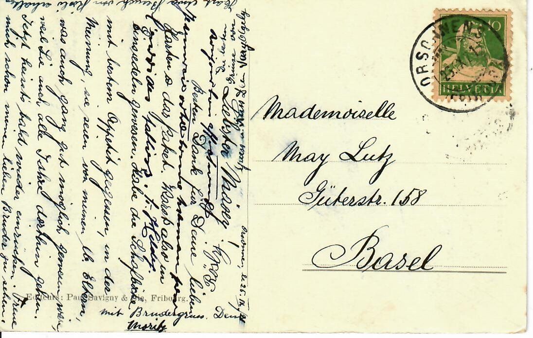 Cartes postales: Orsonnens – D'occasion à Hochdorf par Ziegel-16 1