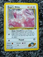 Pokemon Gym Karte Holo  Koga's Ditto