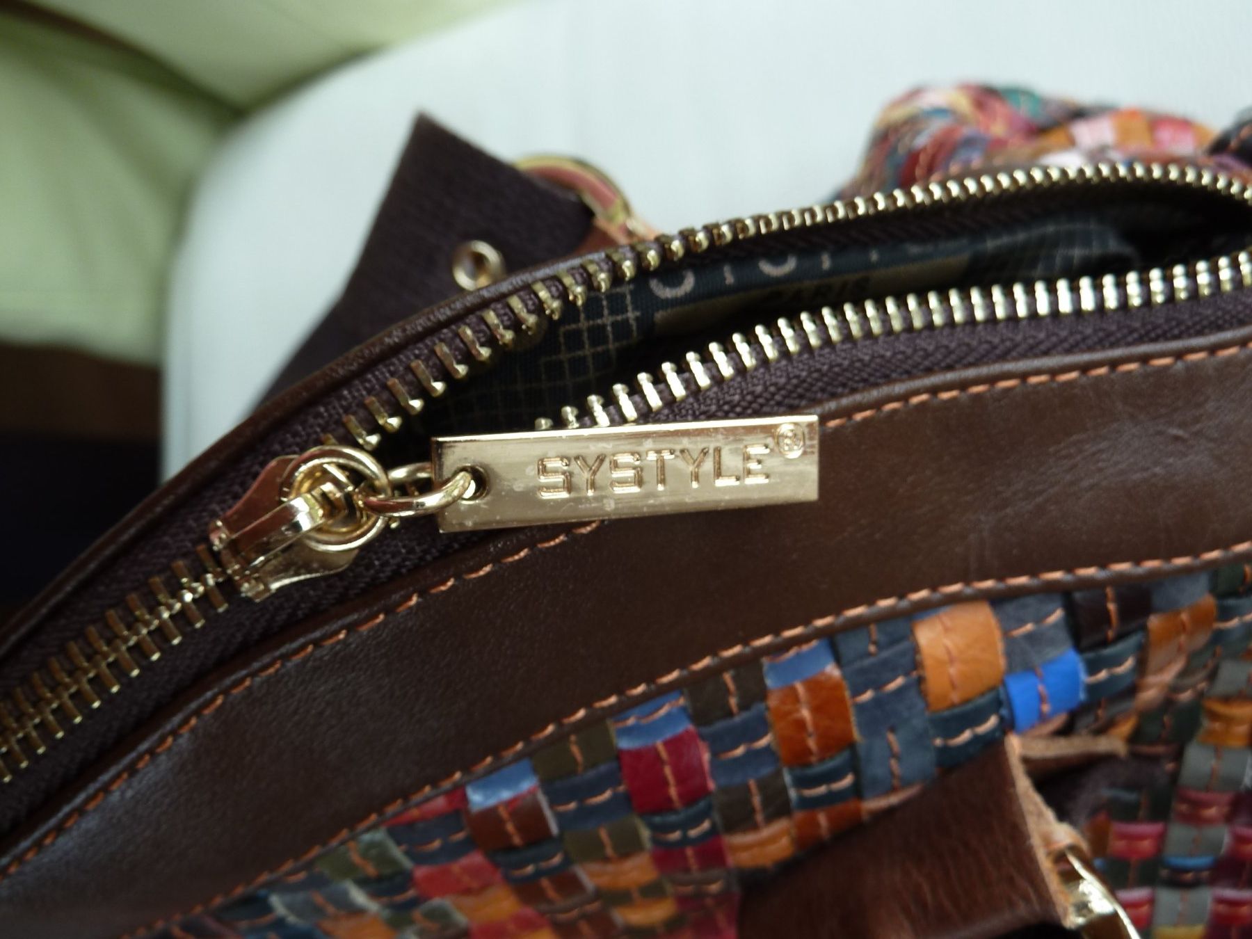 Borse da donna: Leder Tasche SYSTYLE  echt Copiright Bunt – Usato da Meiringen venduto da Lifestyle55 7