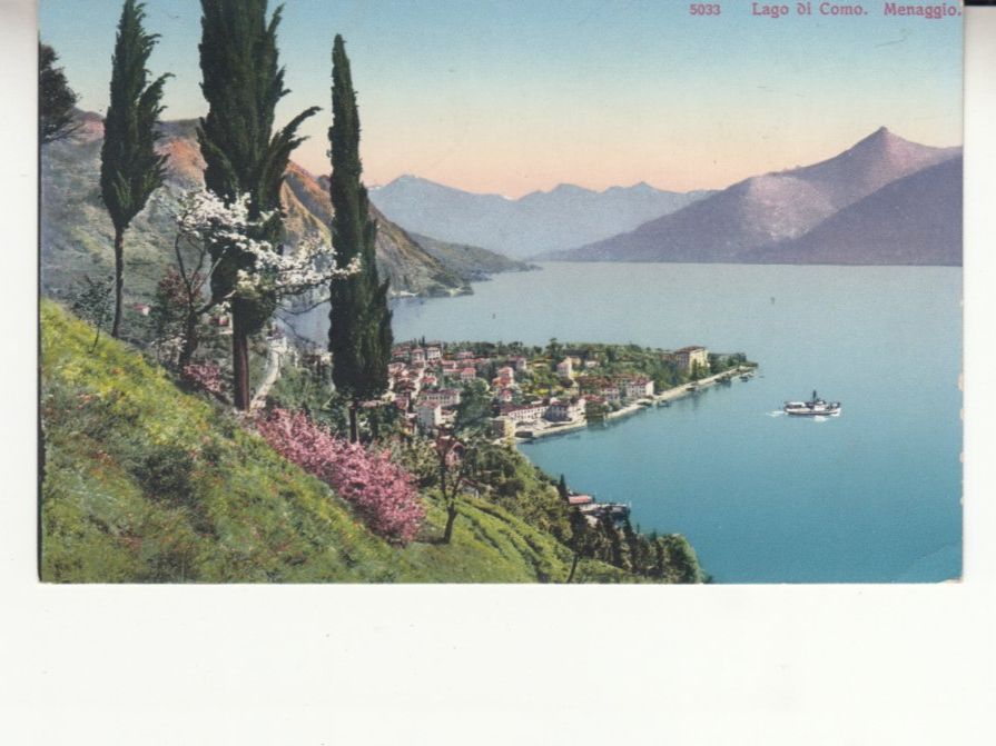 Cartoline postali: Menaggio Lago di Como 1912 – Usato da Bürglen TG venduto da StampGraf