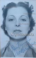 Nora Swinburne (1902-2000) Schauspielerin - Autogramm