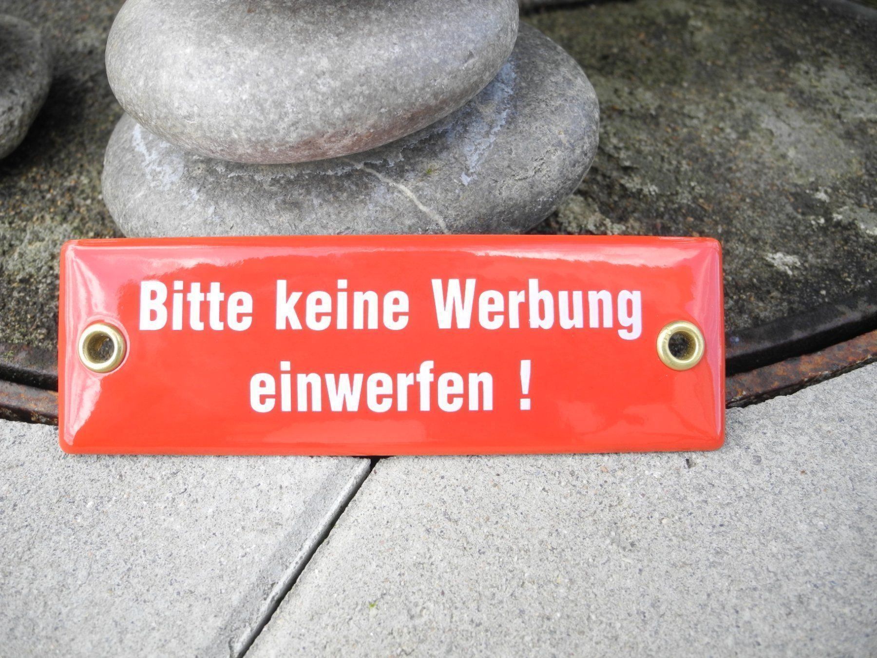 Insegne: BITTE KEINE WERBUNG – Nuovo (secondo la descrizione) da Reinach AG venduto da Huckleberrysix 1