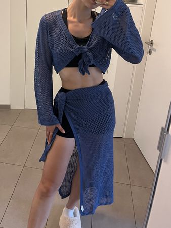 Robe de plage en crochet, couvre maillot taille S/M  
