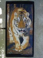 Strandtuch / Badetuch mit Tigermotiv – 78x150cm, 100% Cotton