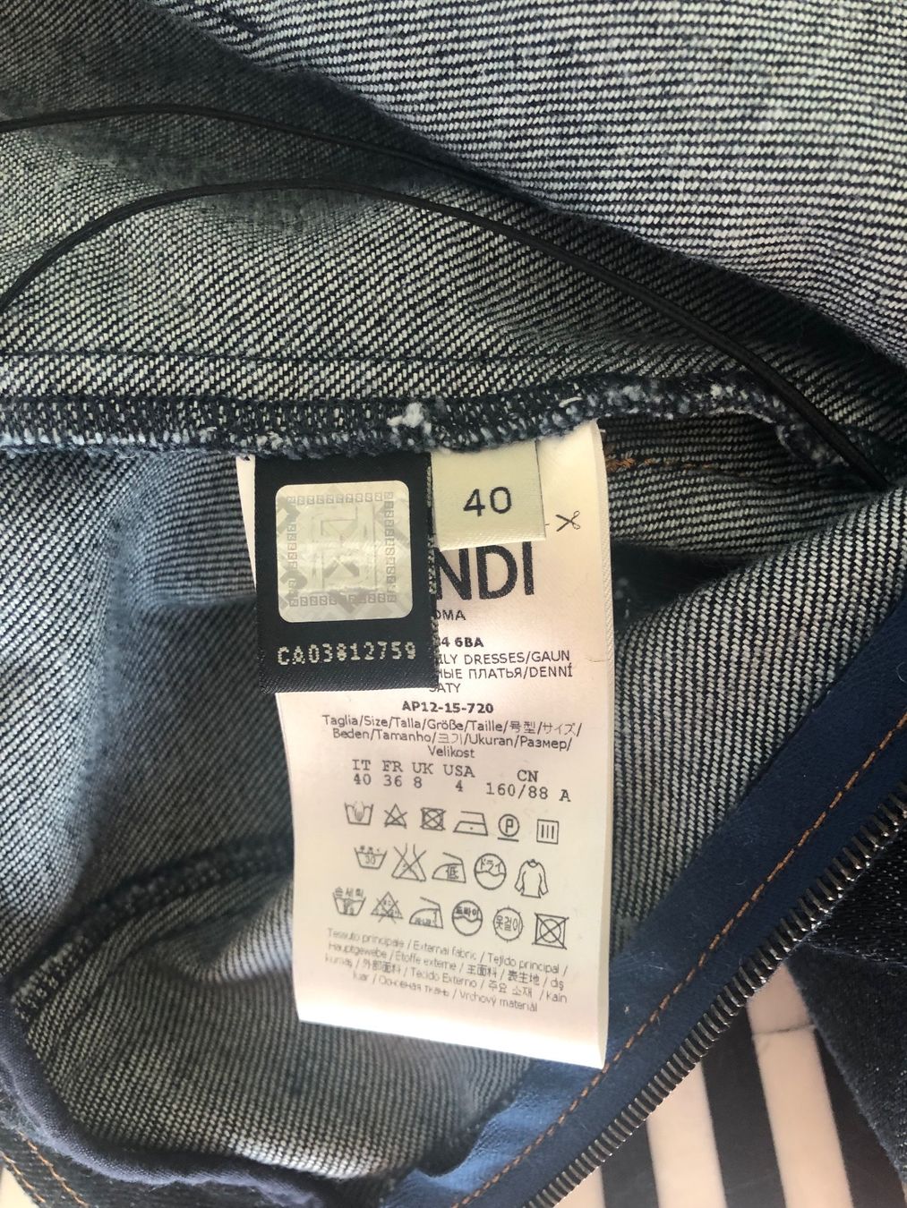 Fendi Kleider: FENDI Denim kleid mit cut outs NEU – Neu (gemäss Beschreibung) aus Sutz von paleo6454 7