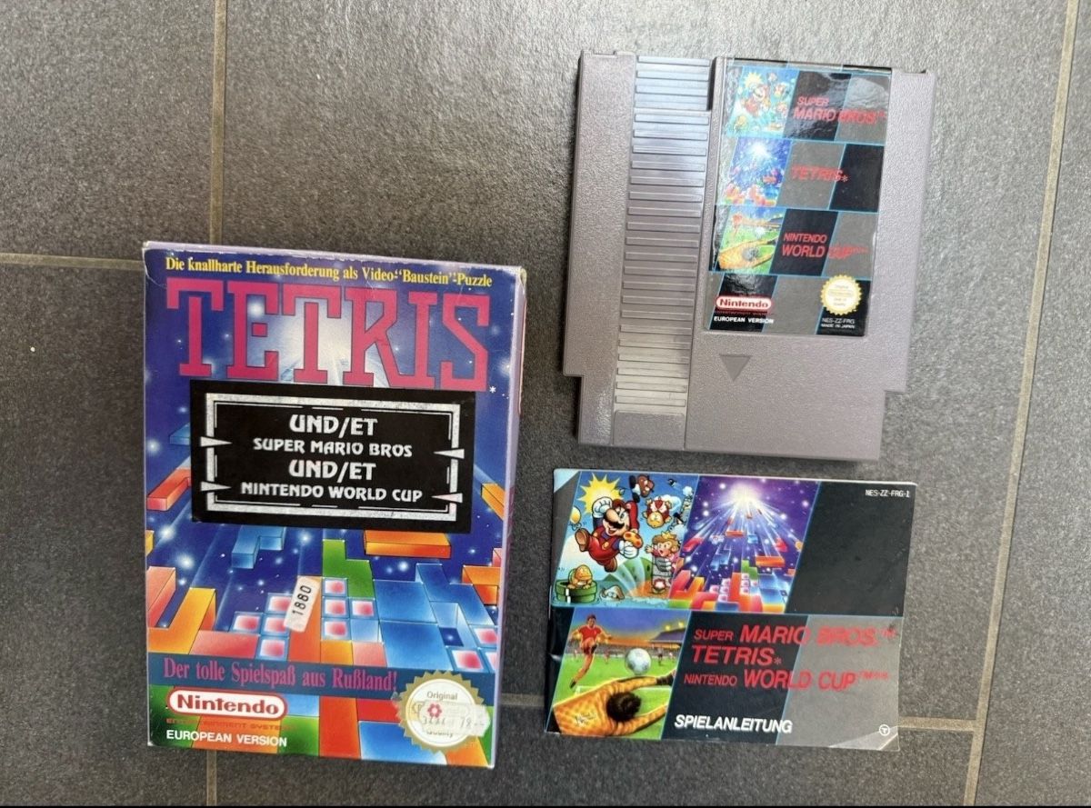 Nintendo Giochi: Nintendo Nes Tetris / Wold Cup / Super Mario – Usato da Birmensdorf ZH venduto da Kjus-Hackett 2
