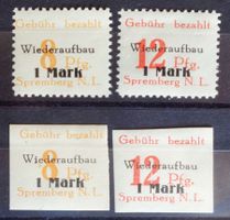SPREMBERG 1946: Wiederaufbau (II) **, letzte Marke m. Bug