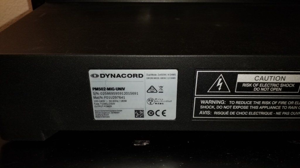 Dynacord Console di mixaggio: Dynacord PM 502 – Usato da Magnedens venduto da alfahr 3