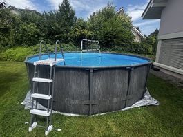 Intex Pool Prism Frame Greywood 457x122
