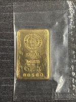 UBS Goldbarren 5 Gramm 999.9 Gold neu in Folie verpackt