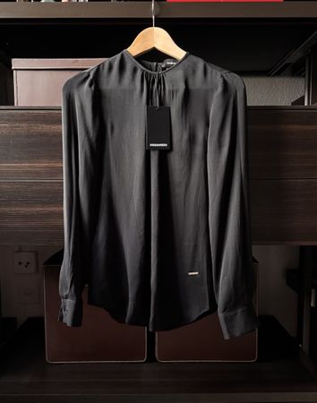 DSQUARED2 Bluse Schwarz Grösse 34