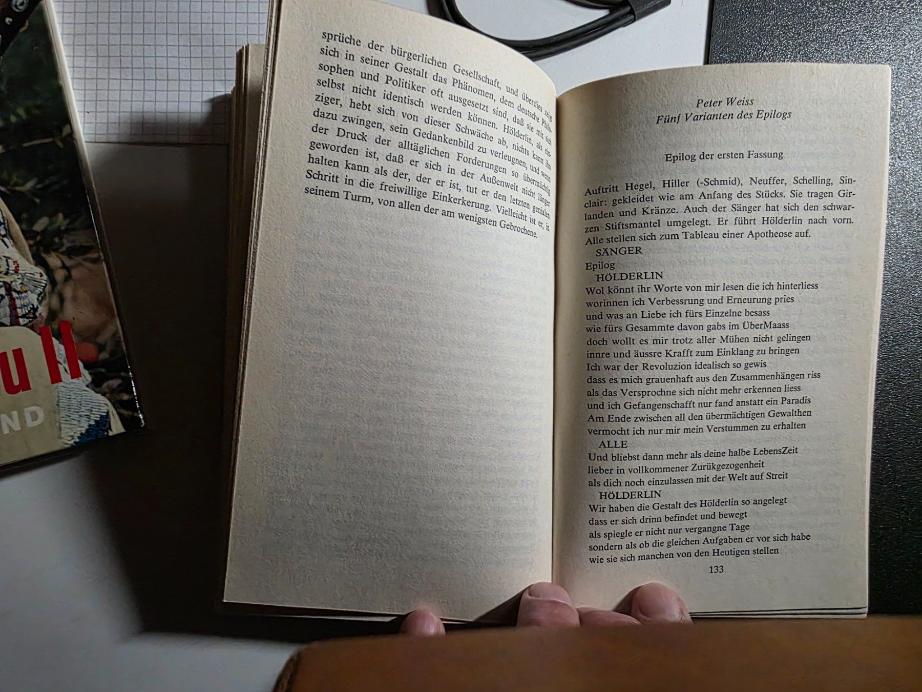 Bücher: Der andere Hölderlin - Peter Weiss - Suhrkamp 1972 – Gebraucht aus Walterswil BE von Lonitti 3