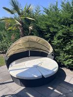 Polyrattan Sonneninsel, Sonnenliege, Sitzgruppe