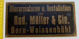 Bierarmaturen u. Installation von Rud. Müller u Cie/ Bern