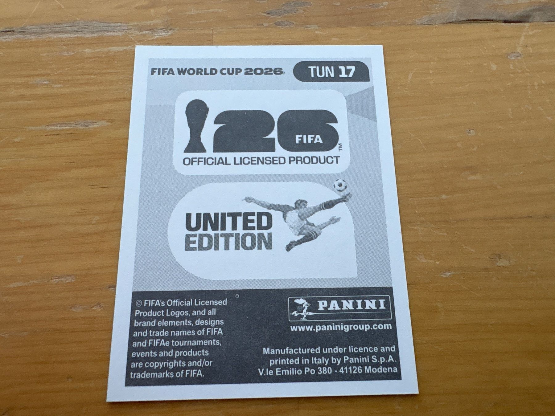 Panini Carte collezionabili: Panini 2026 TUN 17 – Nuovo (secondo la descrizione) da Elsau venduto da Cerry81 1