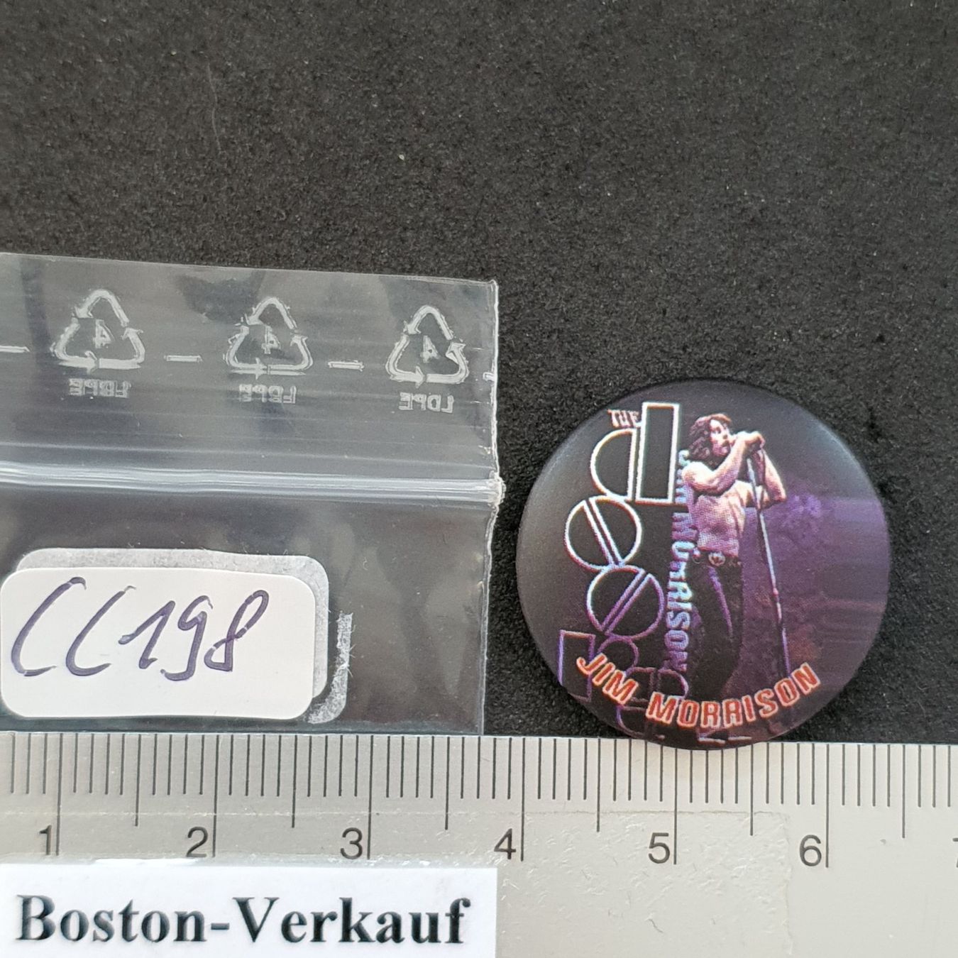 Placchette & Badge: CC198 - Pin /Button - Musik - THE DOORS – Usato da Reinach BL venduto da Boston-Verkauf
