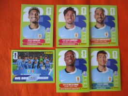 Panini WM 2026, URU 4, 5, 11, 13, 15, 18