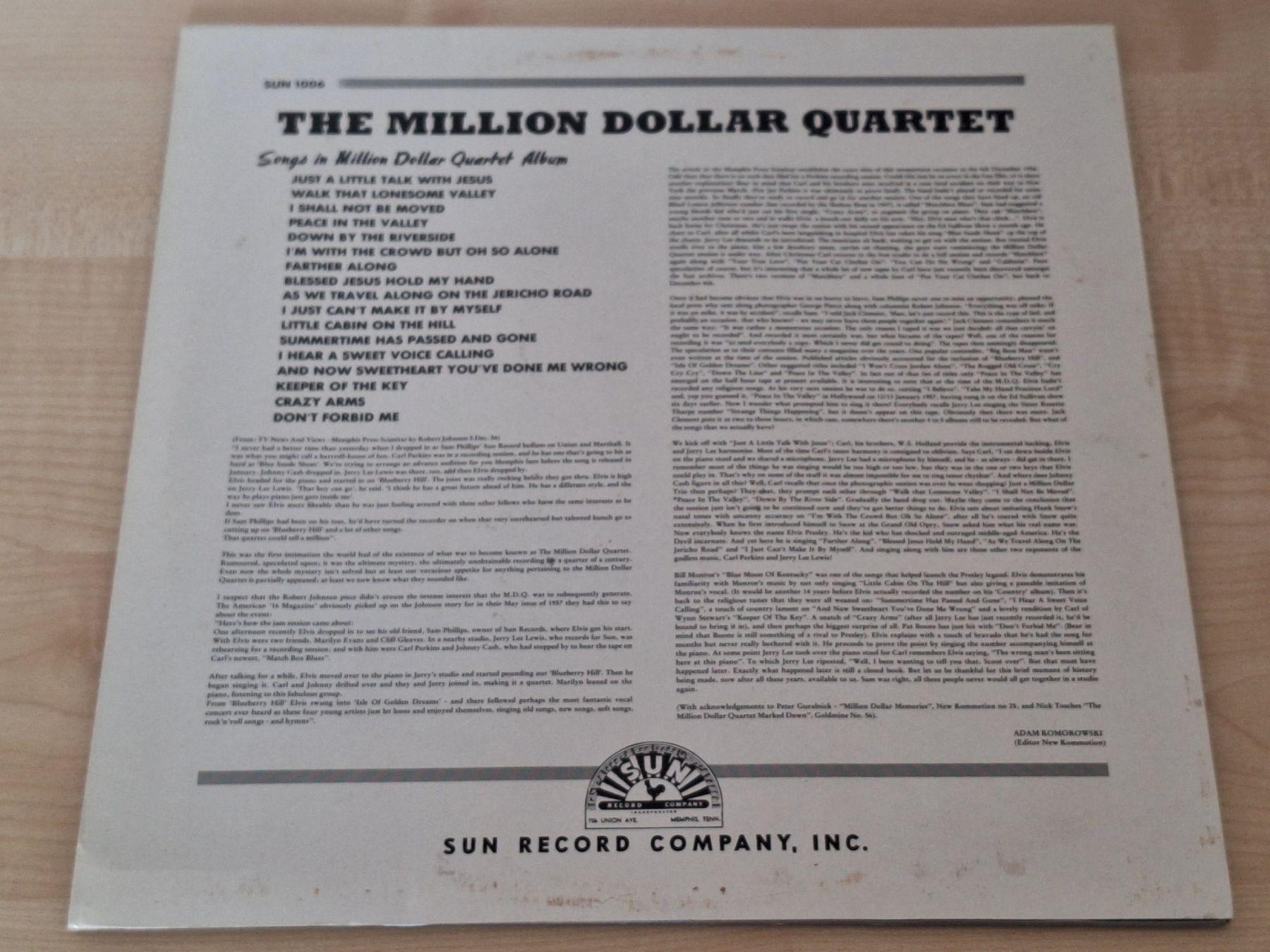 Schallplatten: Elvis Presley The Million Dollar Quartet LP – Gebraucht aus Uerschhausen von Burton77 1