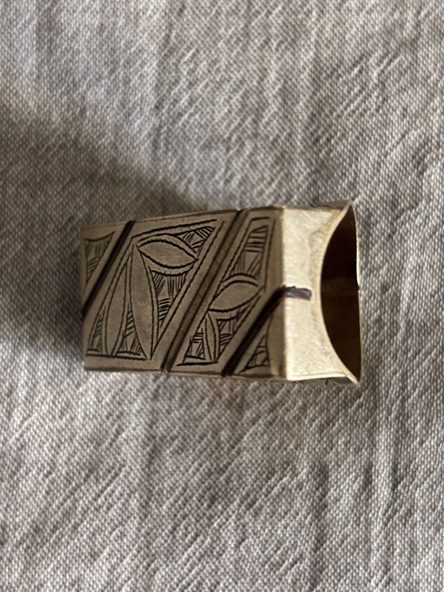 Bagues: Engraved Amazigh /Tuareg Style Ring rectangular – D'occasion à Zürich par cla_v6hx 3