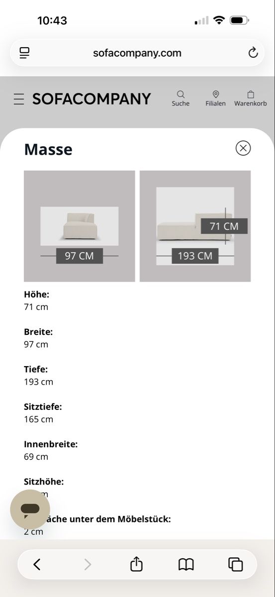 Divani: Sofacompany Boucle Creme Designer Sofa Module 285 cm x 193 – Usato da Zug venduto da MC2CC 3