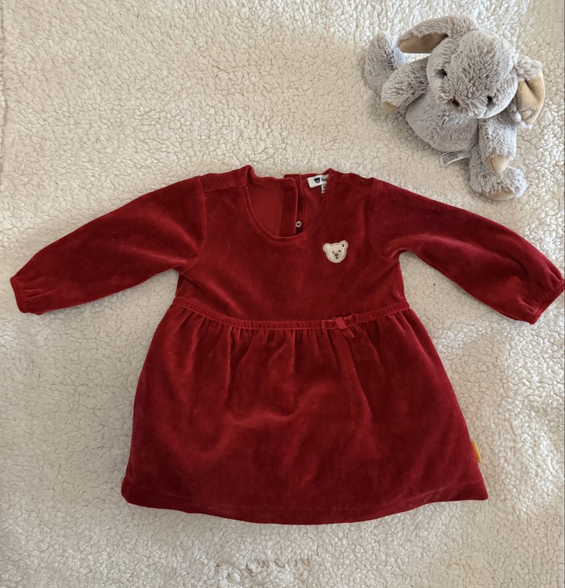 Steiff Vestiti & Gonne: Rotes Langarmkleid von Steiff Gr. 80 – Nuovo (secondo la descrizione) da Horgen venduto da AA.AW55