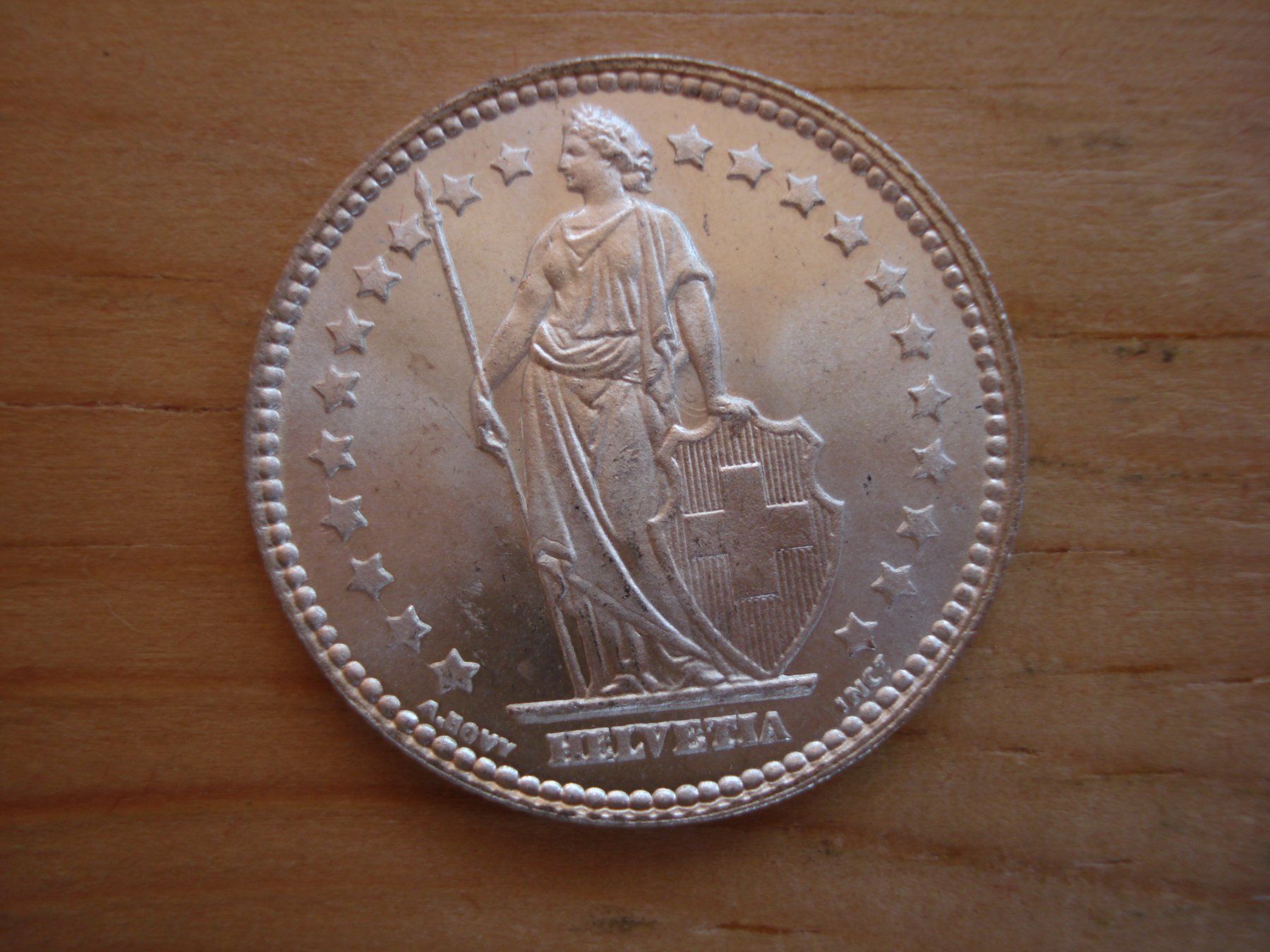Alle Münzen: (C1) 1 Franken 1920 STGL – Gebraucht aus Erlach von Net-Coins 1