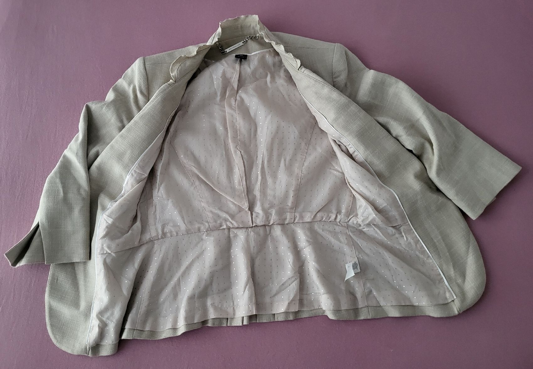 Costumi: WHITE BLACK Damen Kostüm Gr. 34 beige – Usato da Zell LU venduto da claro62 6