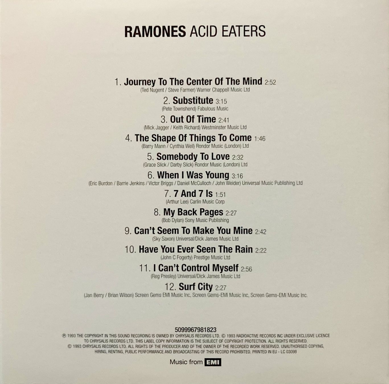 CD: RAMONES - 4 ALBUMS – Usato da Bottens venduto da hotter-than-hell 7