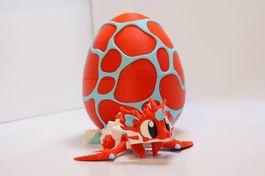 3D Drache beweglich Infernia Spielzeug Drache mit Ei