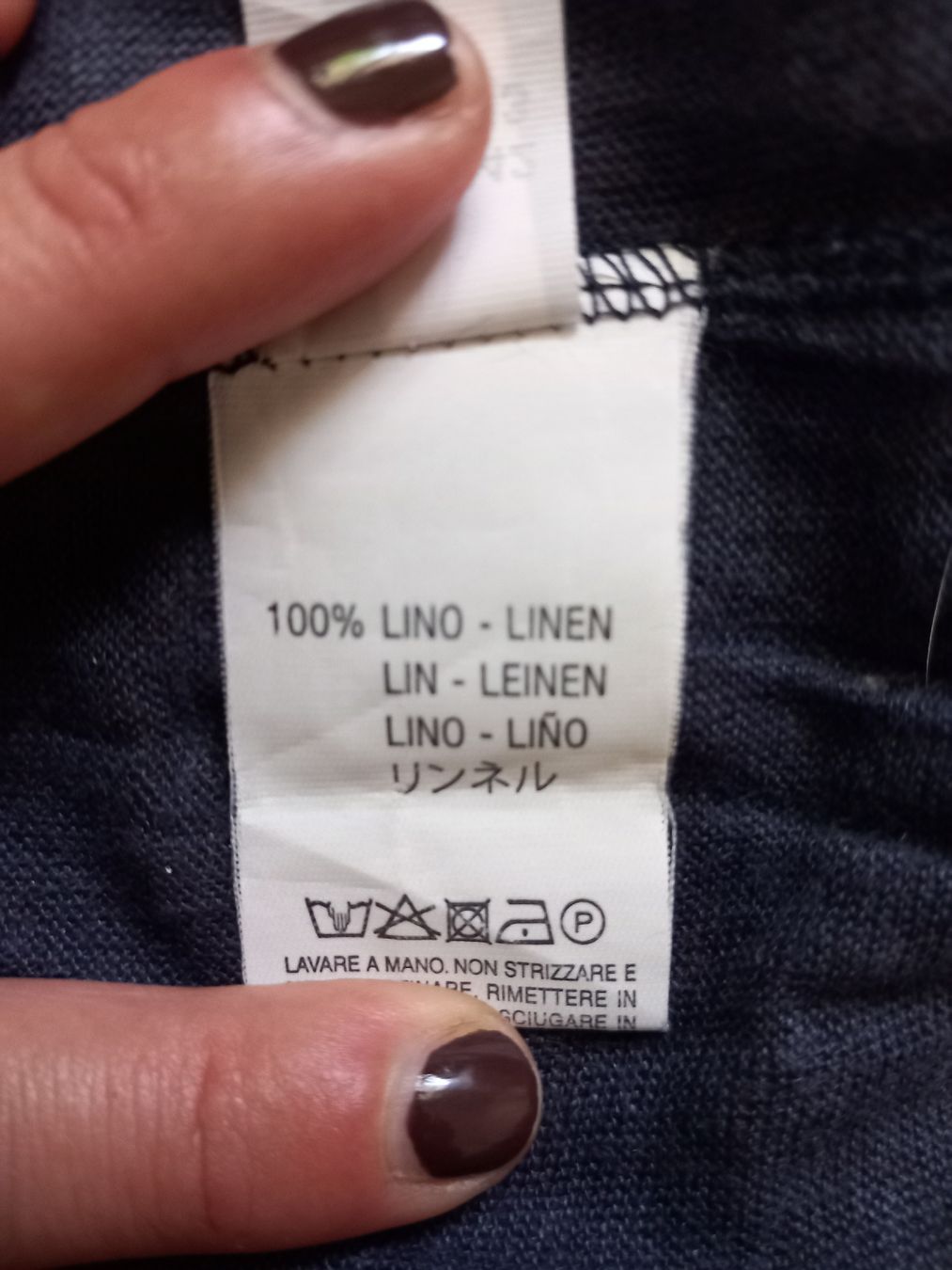 Tops: Débardeur bleu en 100% lin – Gebraucht aus Faoug von per_kp6r 3
