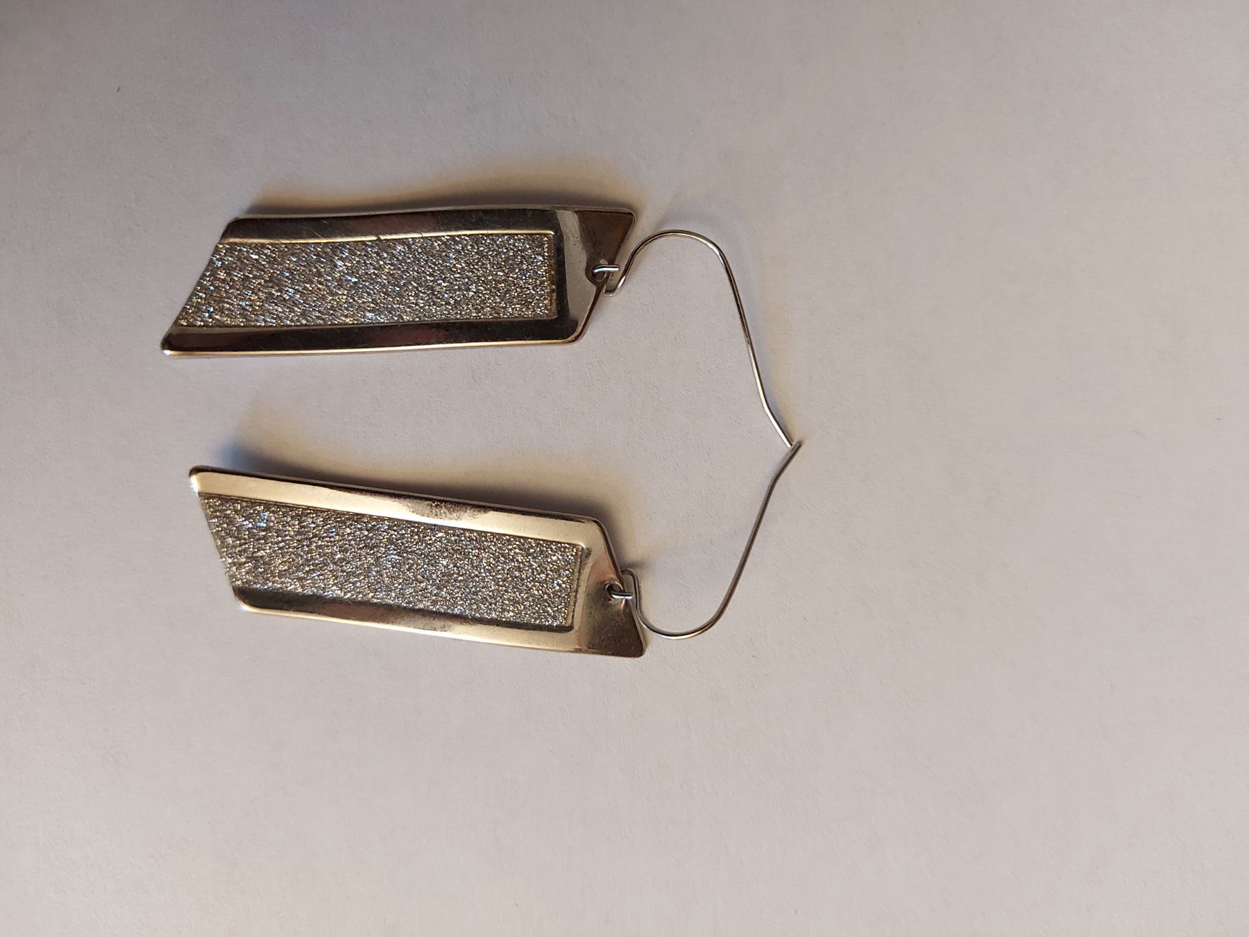 Boucles d'oreille: Ohrhänger Silber Damenmodeschmuck geometrisch glänzend – D'occasion à St. Gallen par kamel27