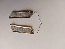 Ohrhänger Silber Damenmodeschmuck geometrisch glänzend