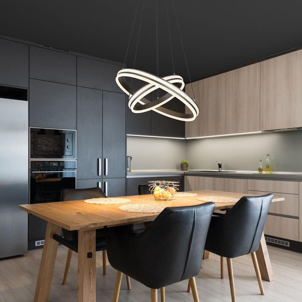Lampadari & plafoniere: LED Pendelleuchte,CCT, Dimmer, 60 cm Ø – Nuovo (secondo la descrizione) da Kreuzlingen venduto da Smart-Light 1