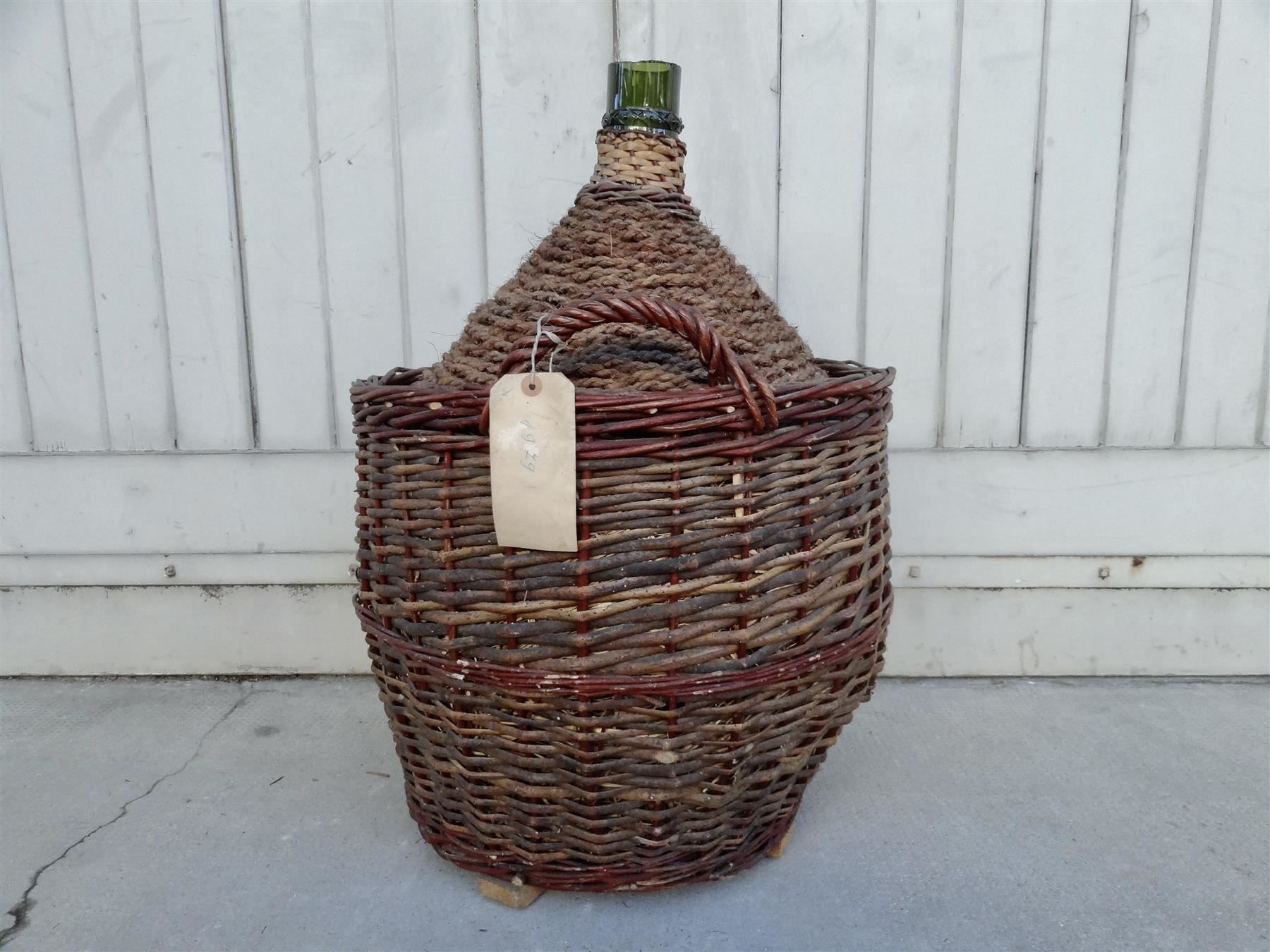Flaschen: alte sehr grosse Korbflasche 38 Liter – Gebraucht aus Kerzers von Flaschenposten 5