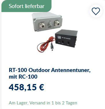 Radiocomunicazione: LDG / RT-100 Outdoor Antennentuner Mit RC-100 Controller – Usato da Rothrist venduto da Fsuser 8