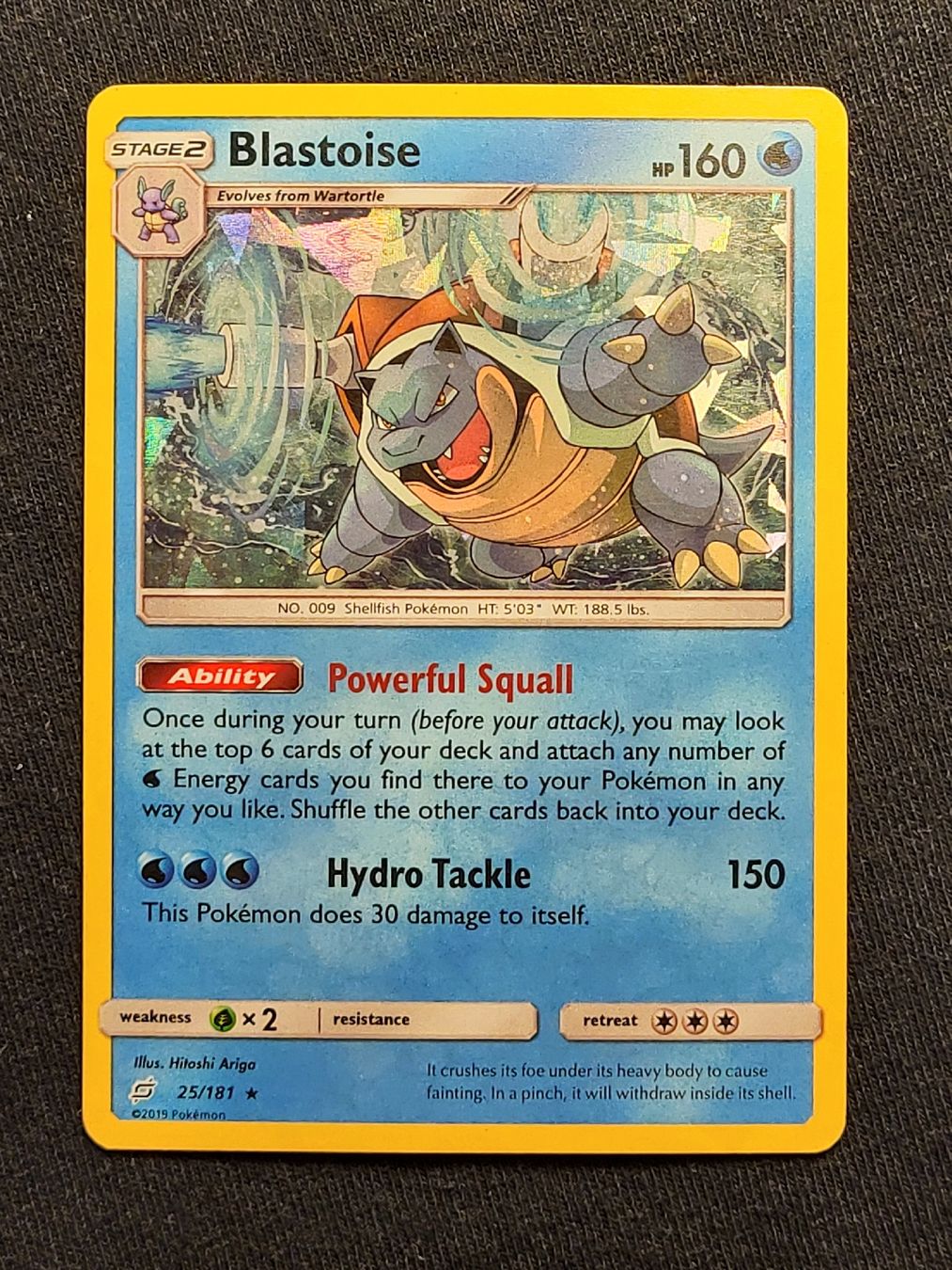 Pokémon Carte collezionabili: 🇬🇧 Blastoise 25/181 – Usato da Grindelwald venduto da lego9