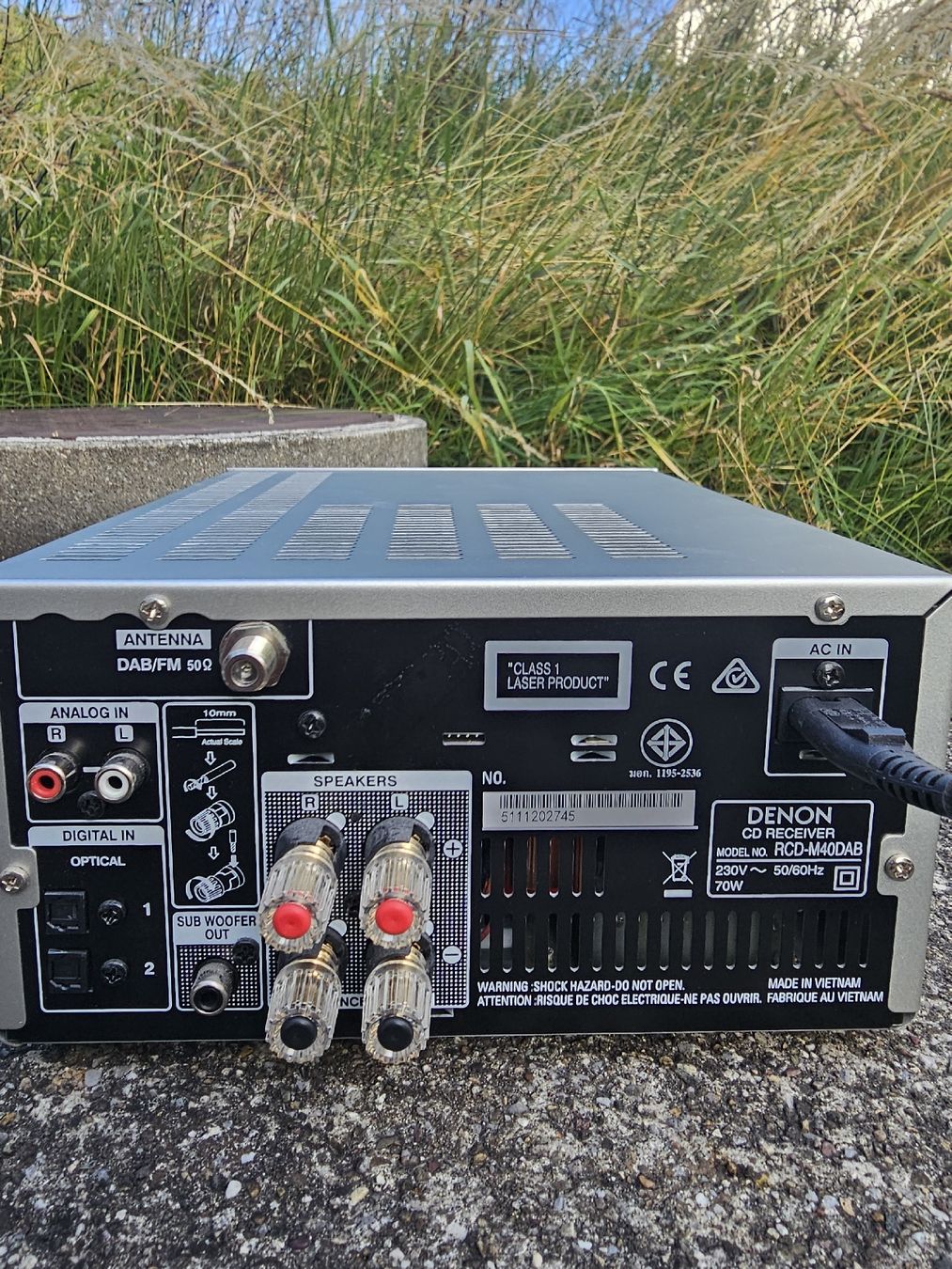 Denon Ricevitori: Denon CD Receiver RCD-M40DAB silber guter Zustand – Usato da Aeugstertal venduto da Levo84 3