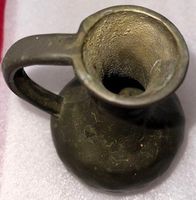 Antike Vase, Bronze, Vintage, Deko, Shabby Chic, Brocante