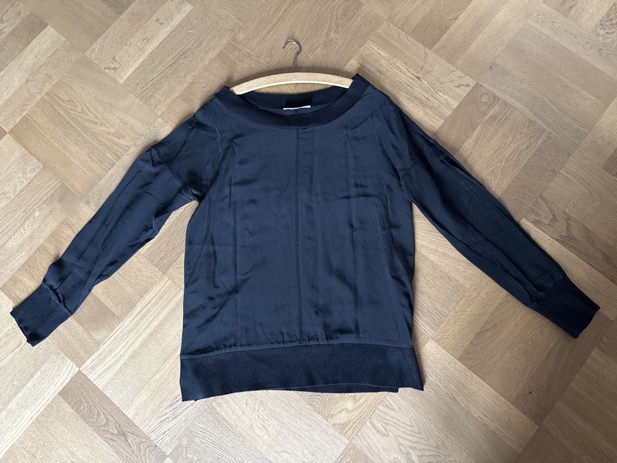 Anine Bing Maglioni & Felpe: Anine Bing Pullover, Schwarz, Seide, Seidenbluse S, 36 Top – Usato da Bern venduto da nelke08 3