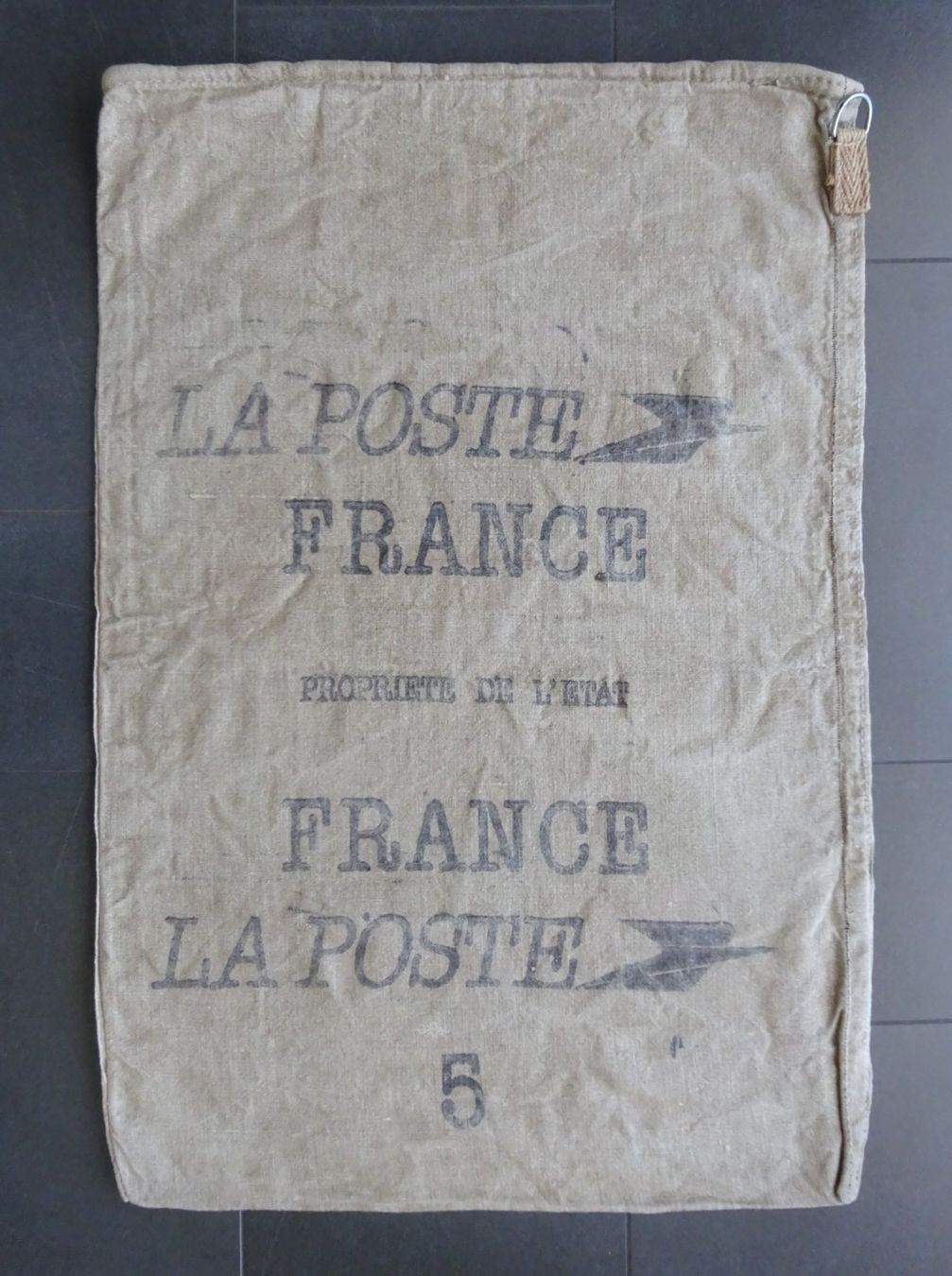 Tessuti: Vintage Post Sack / Lille Frankreich – Usato da Esslingen venduto da eintagammeer 1