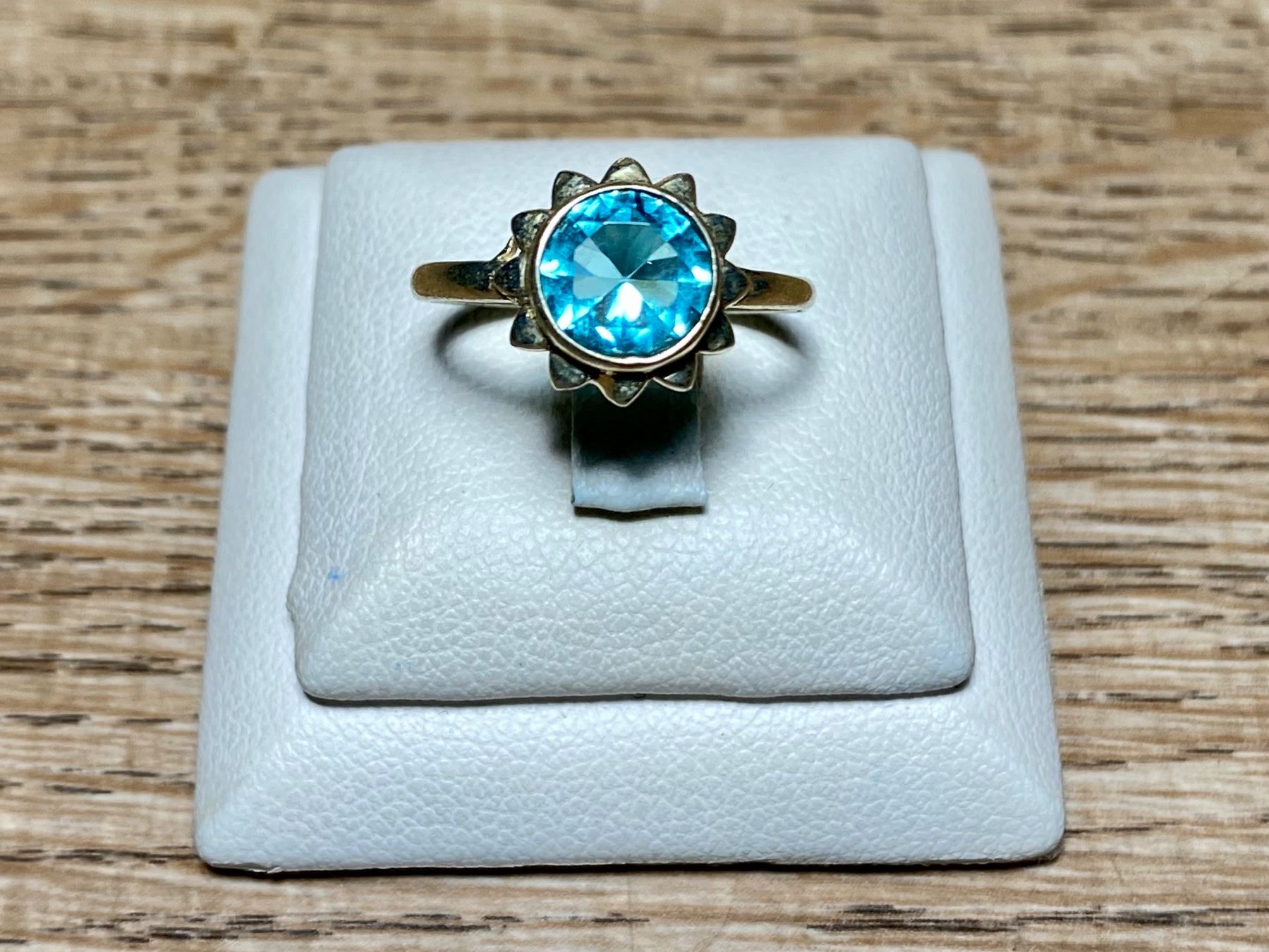 Anelli: Feiner 925 Silber Ring mit natürlichem Blautopas – Nuovo e nell'imballaggio originale da Laax venduto da Kiki_Kingdom3 1