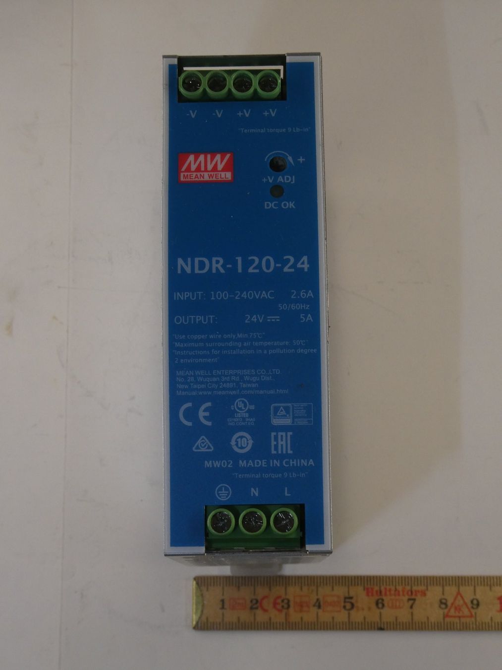 Componenti elettronici: MEAN WELL NDR-120-24 Netzteil – Usato da Fulenbach venduto da Hach0