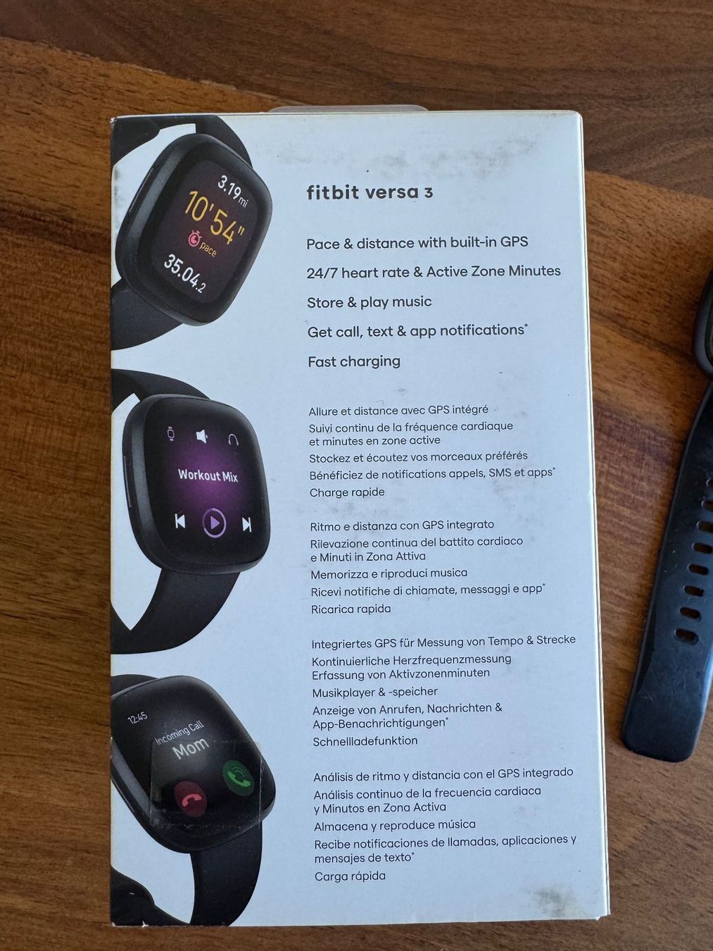 Fitbit Smartwatch: Fitbit Versa 3, schwarz – Gebraucht aus Zürich von eli-rezz 1
